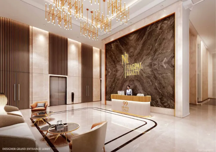 Designer grand entrance lobby