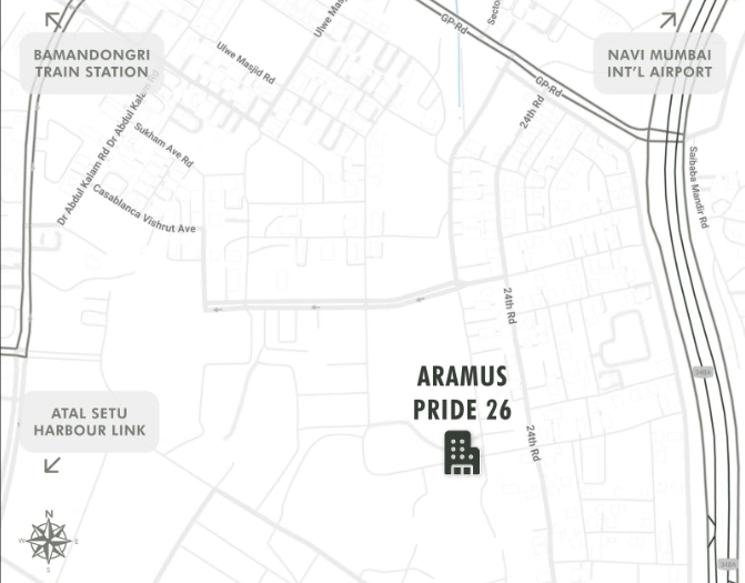 Aramus Pride 26 Ulwe  Location