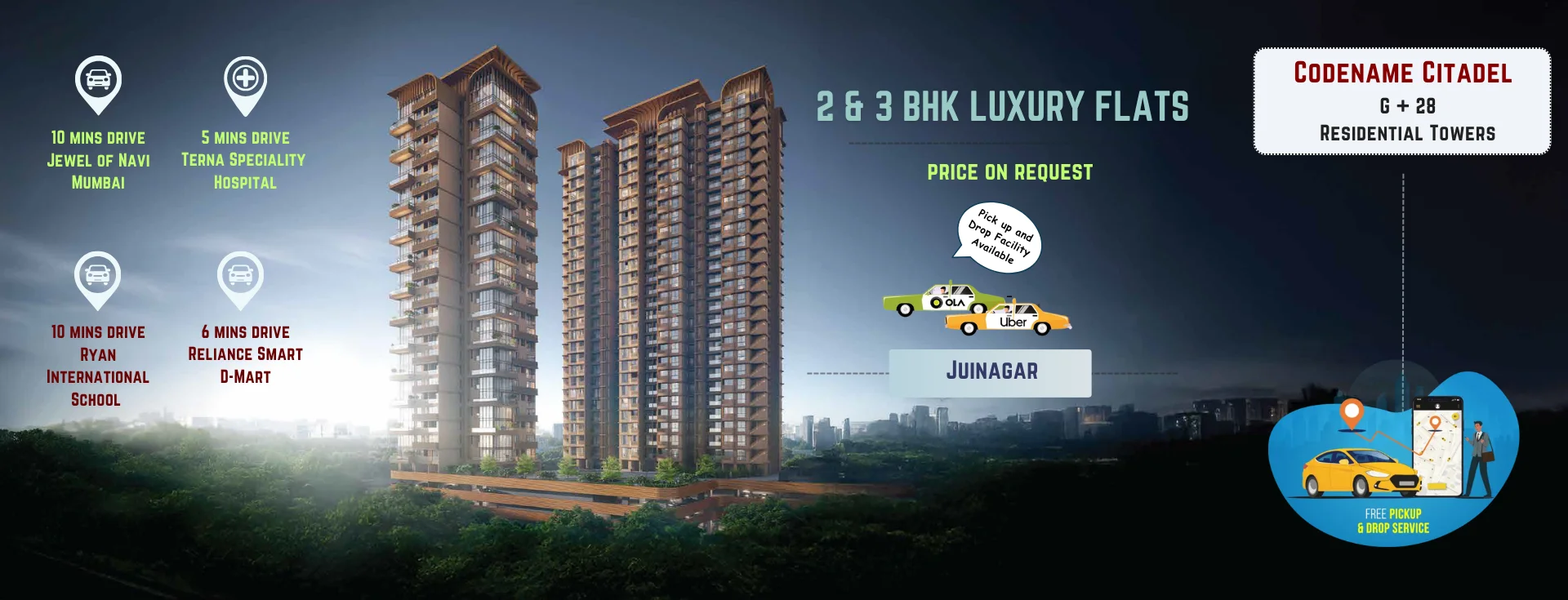 codename citadel juinagar navi mumbai pc