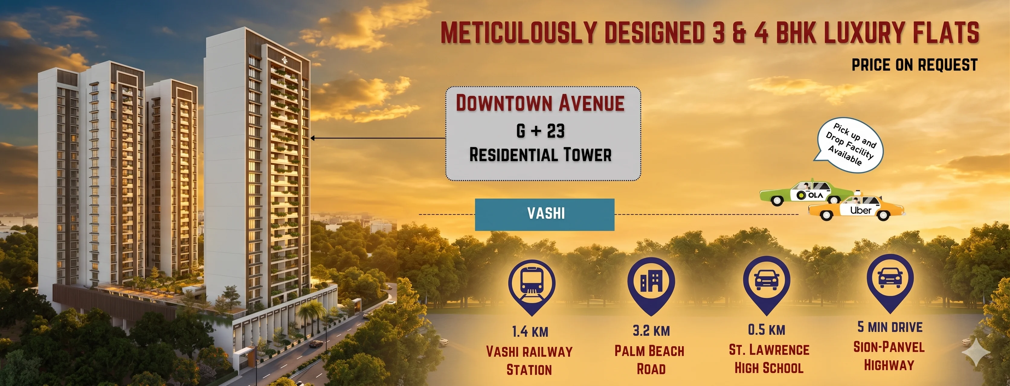 downtown avenue vashi navi mumbai pc