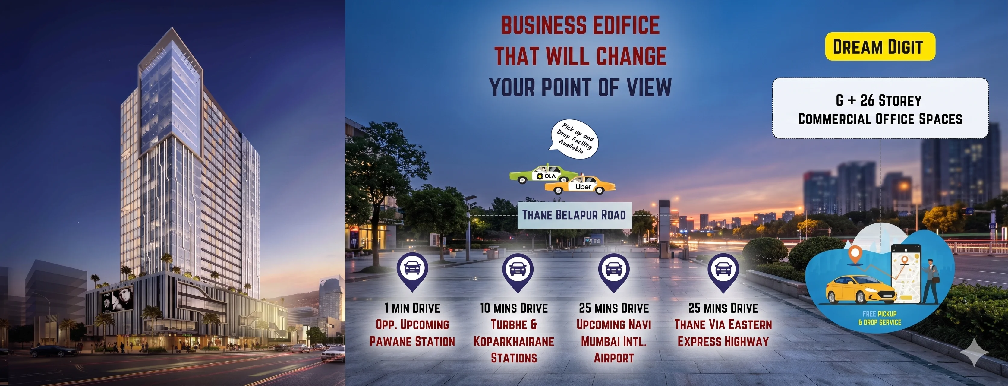 dream digit thane belapur road  pc