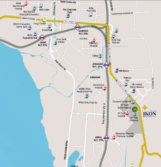 Dream Ikon Nerul  Location