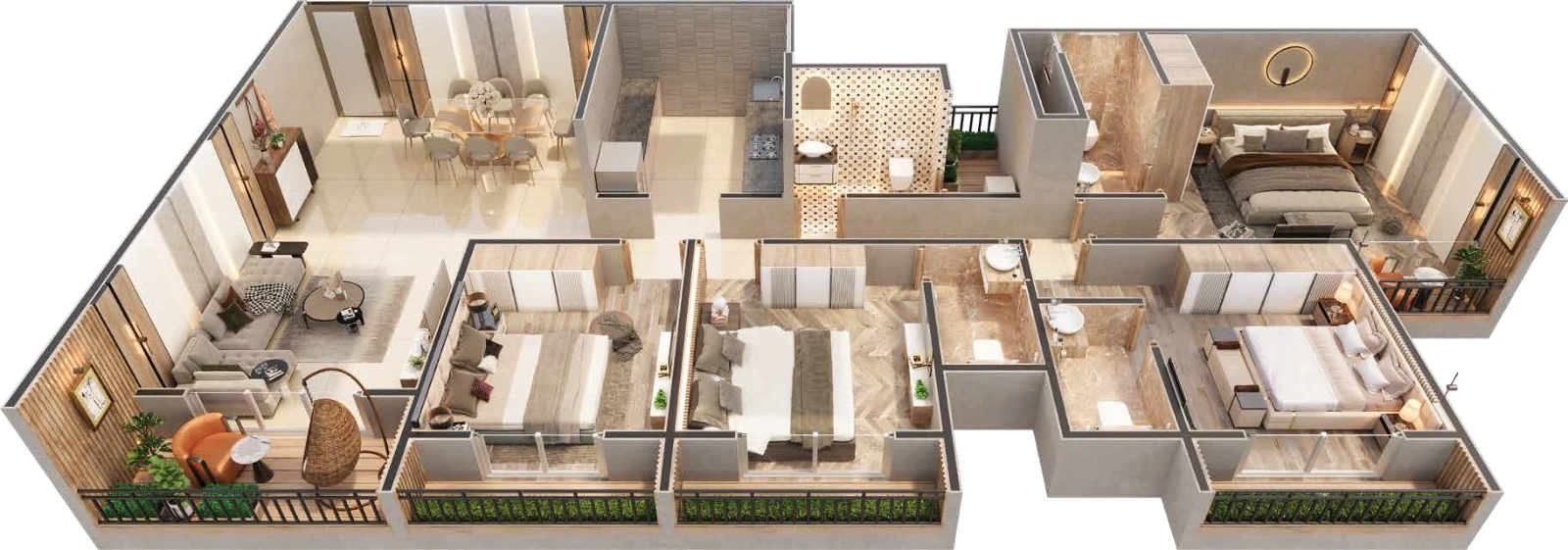 3 bhk floor plan elite gold