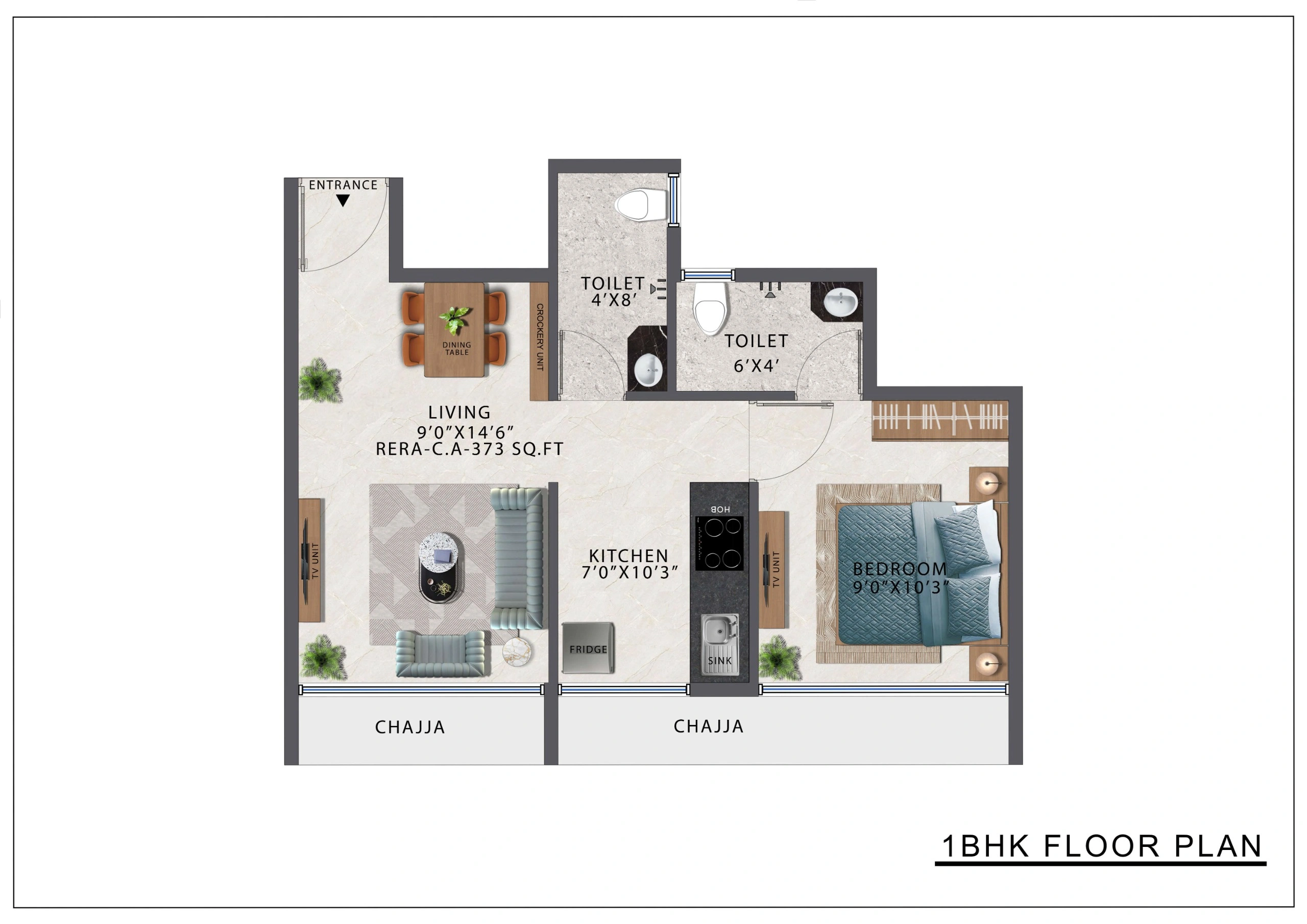 1 bhk floor plan gami nirvana