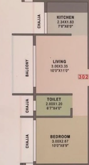 1 bhk floor plan gamiraj kiara