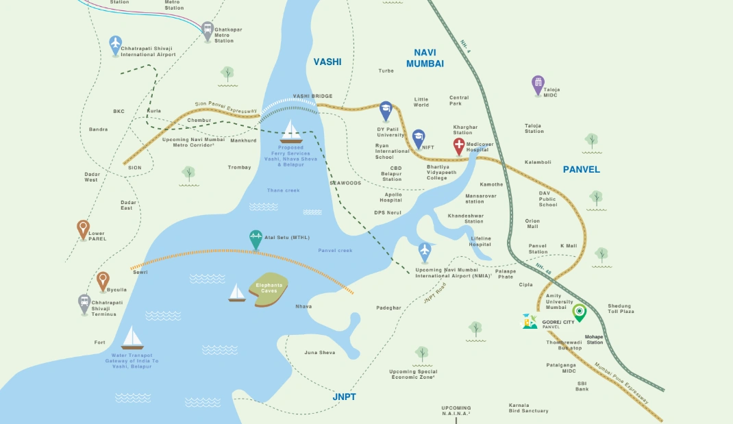 Godrej City Pancel Location