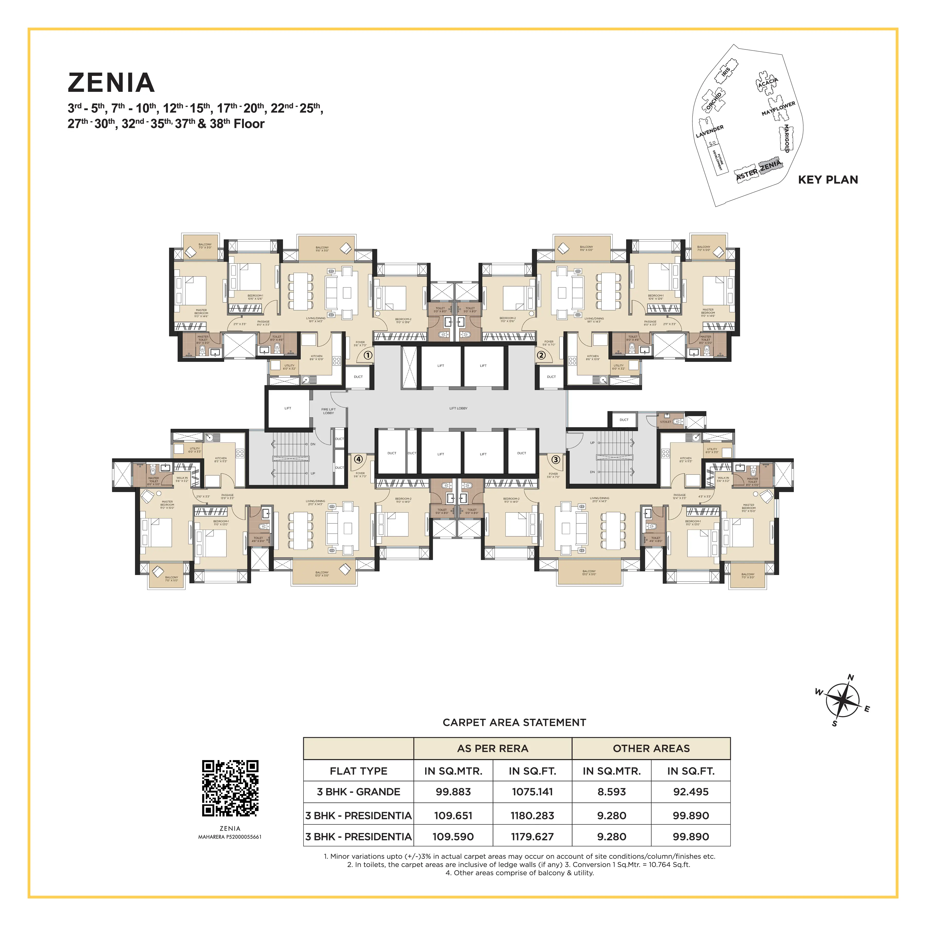zenia floor plan golden willows panvel