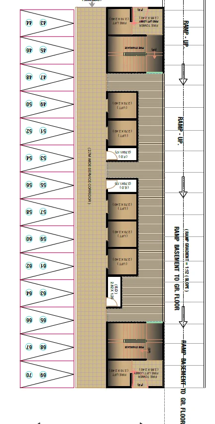 Ground Floor Plan infinity ikon