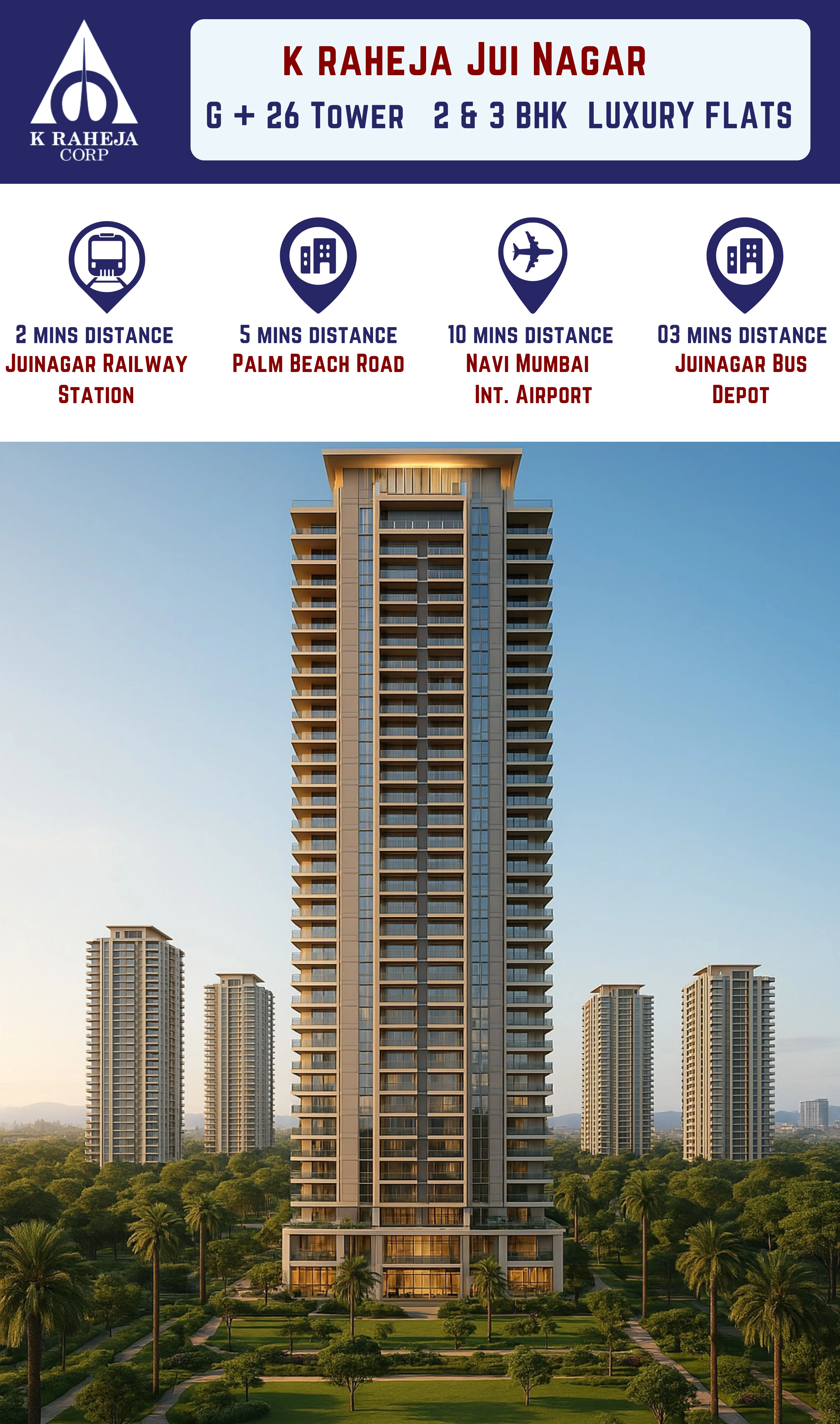 k raheja juinagar navi mumbai mbl