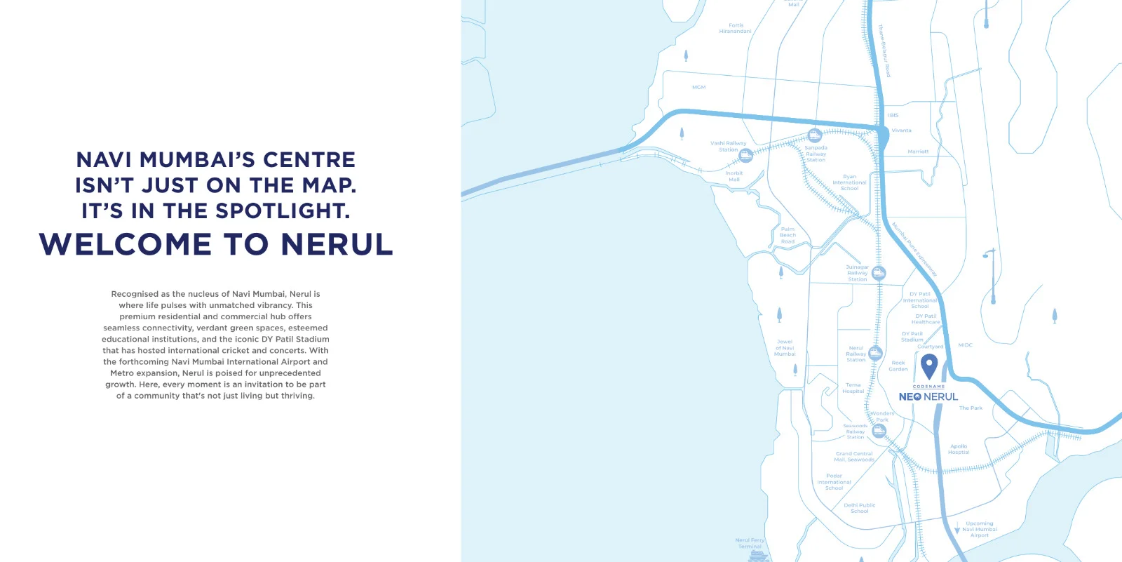 Kamdhenu Pinnacle Nerul Location