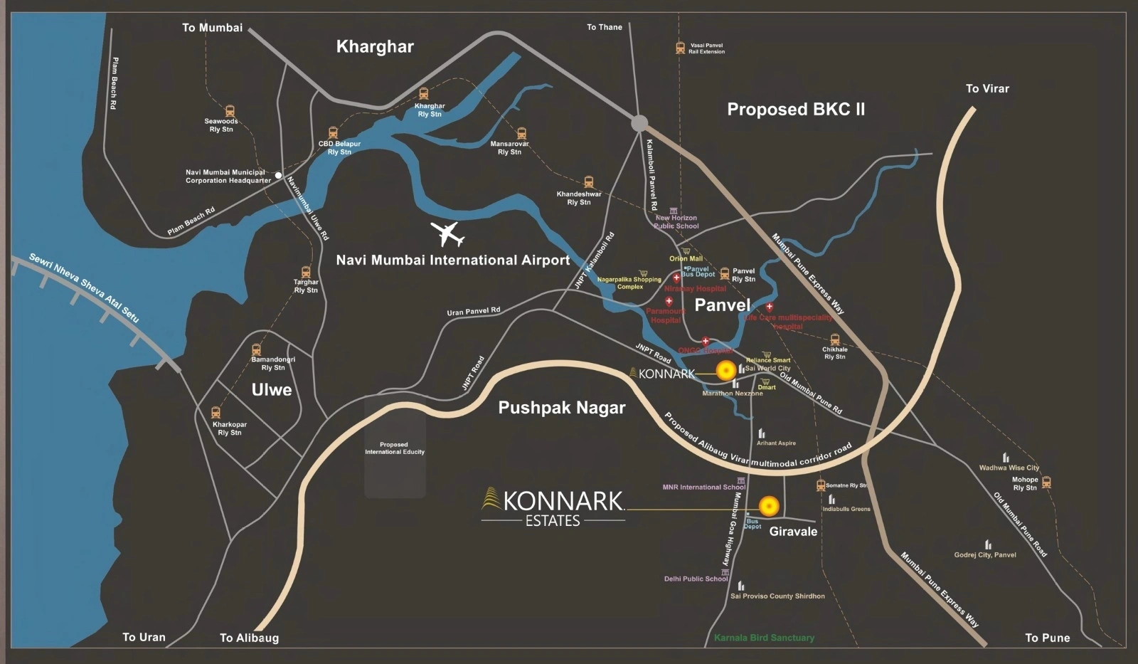 Konnark Astra Panvel  Location