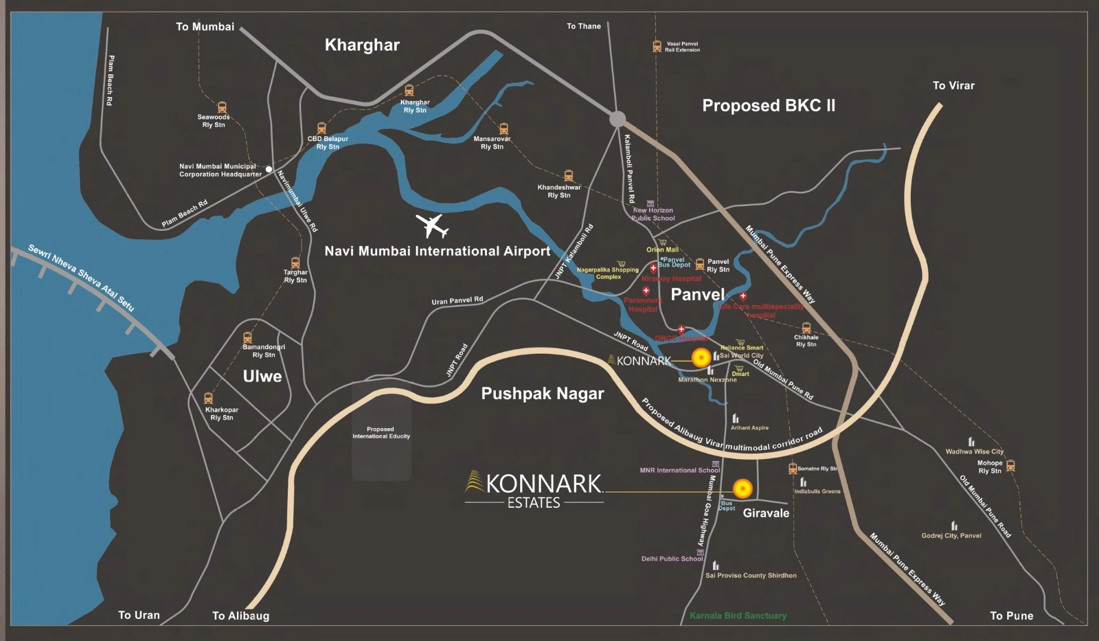 Konnark High Castle Panvel  Location