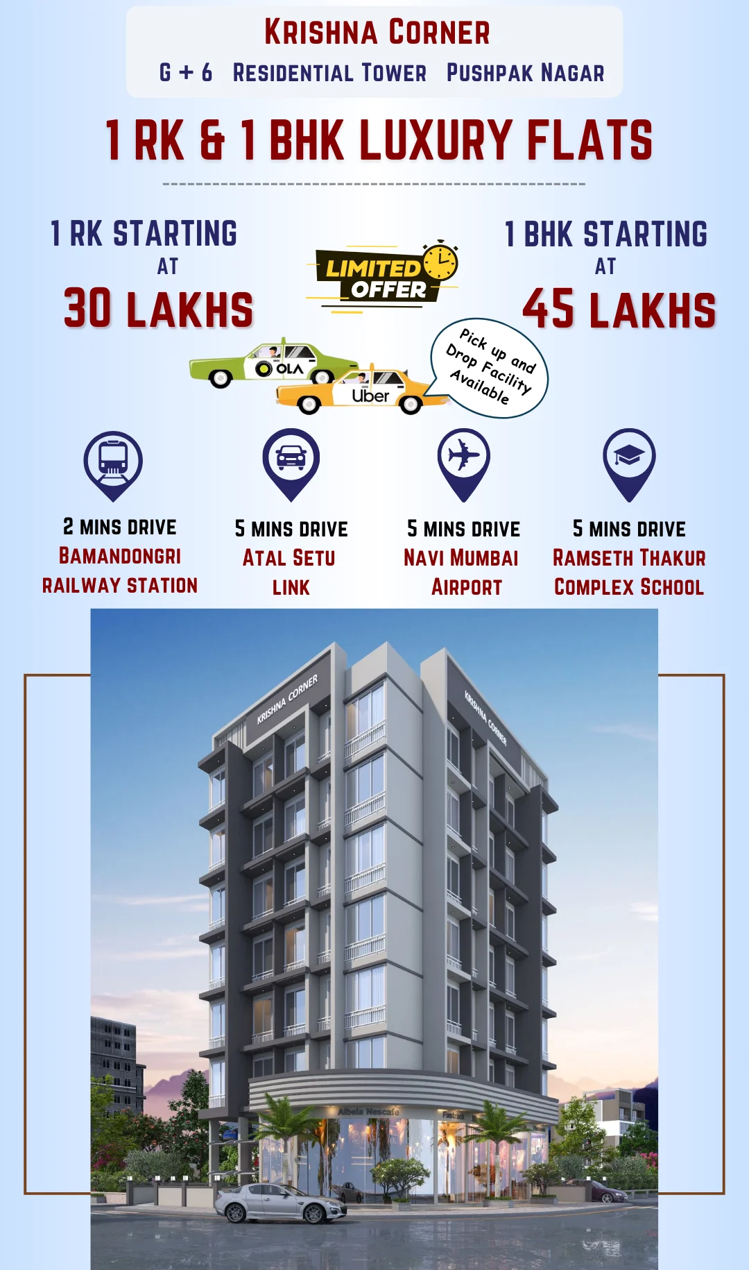 Krishna Corner Pushpak Nagar Navi Mumbai mbl