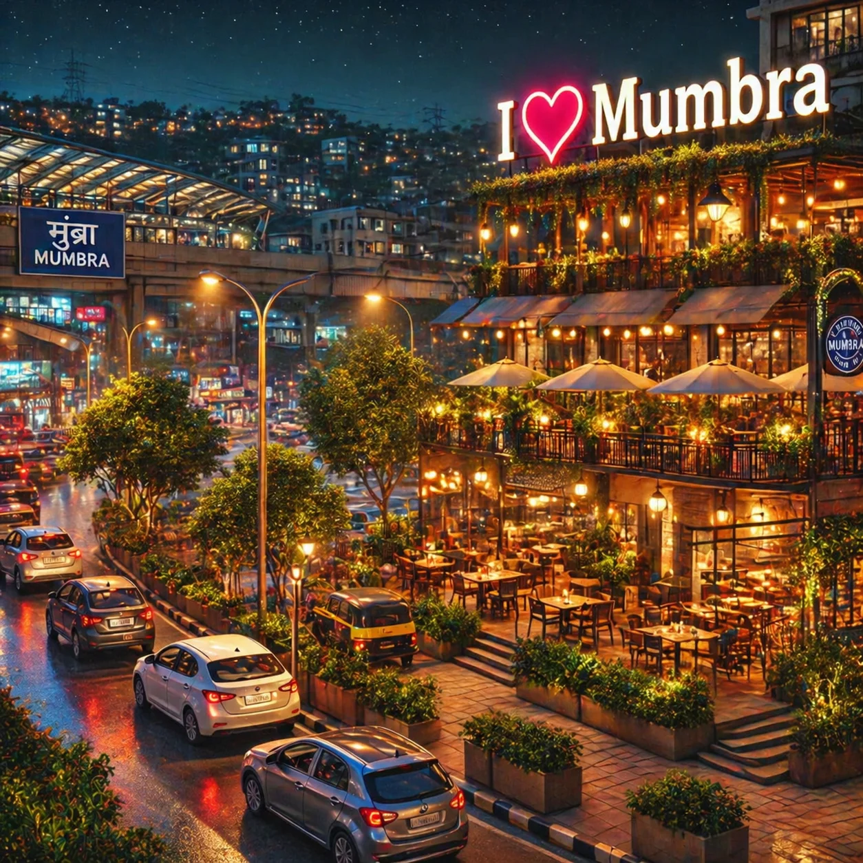 mumbra location advantages