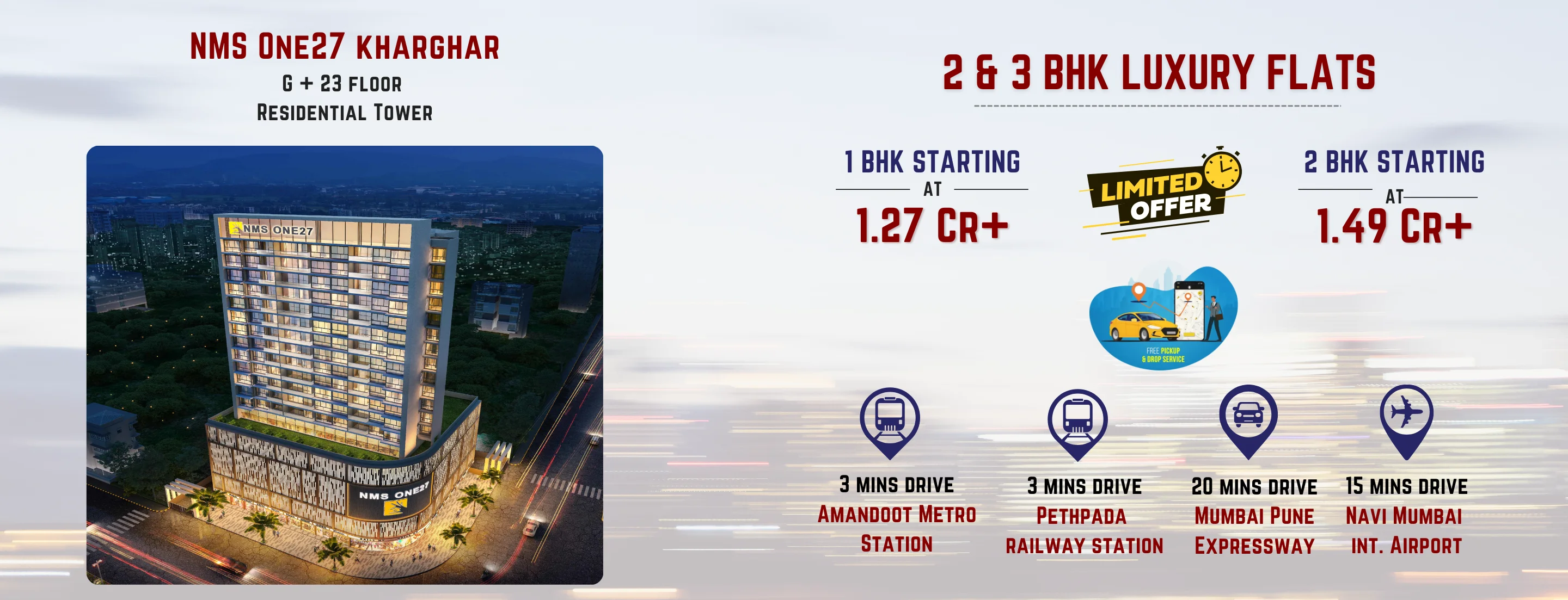 nms one27 kharghar navi mumbai pc