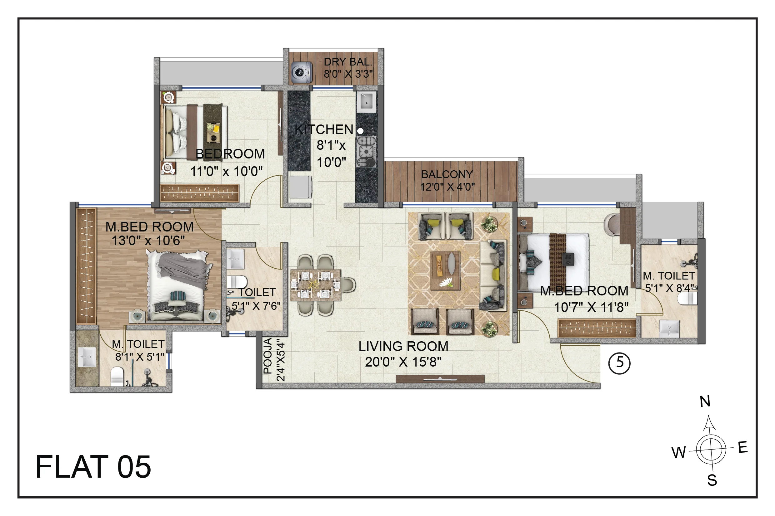 3 bhk floor plan nova 10 elegance
