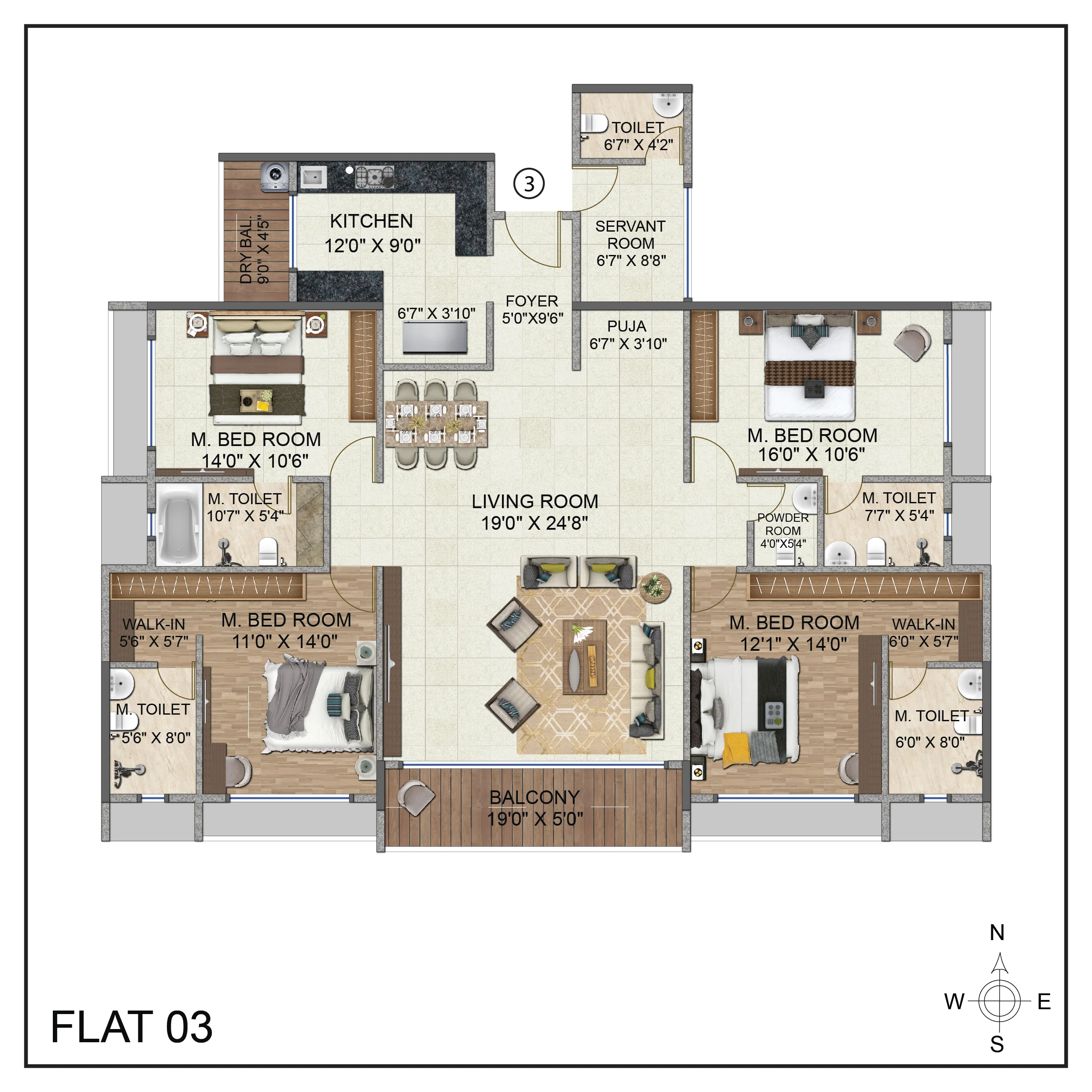 4 bhk floor plan nova 10 elegance