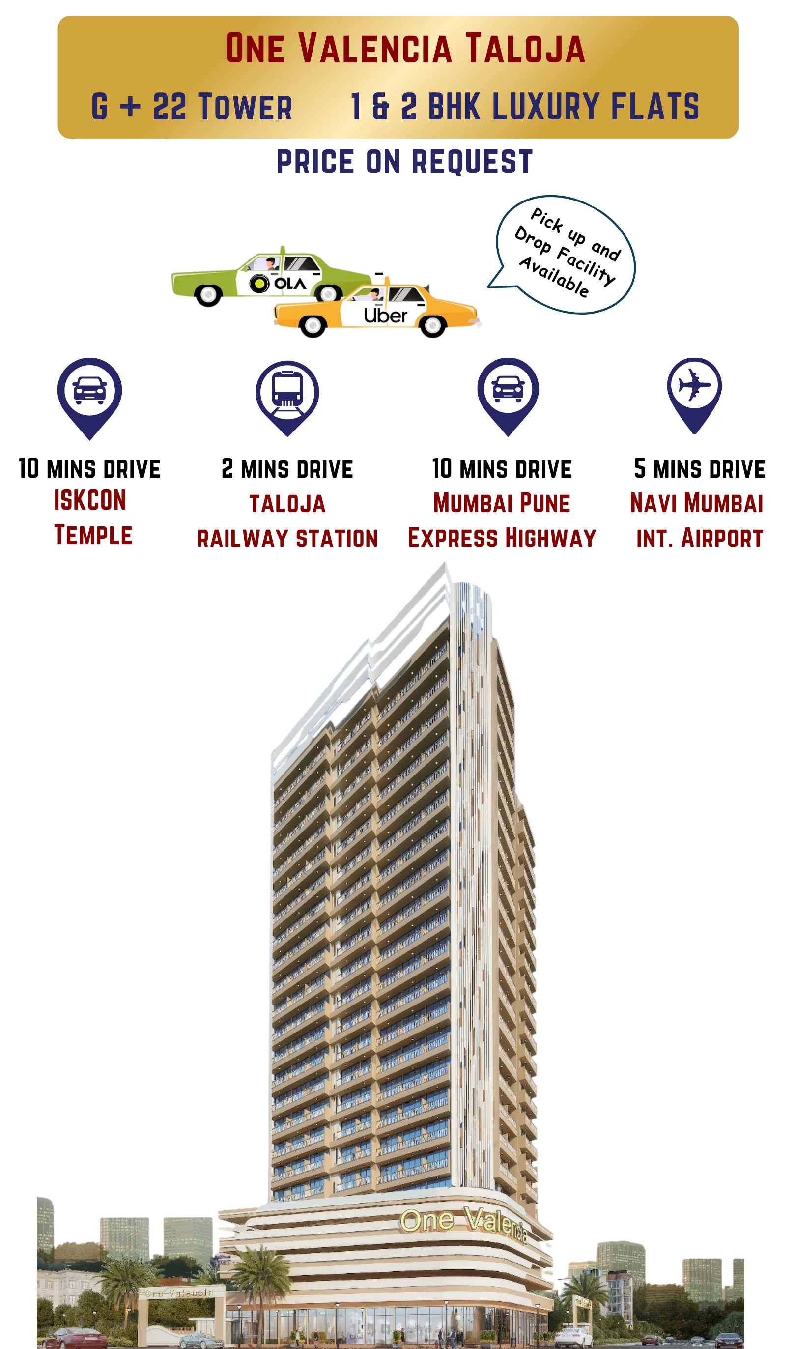 one valencia taloja navi mumbai mbl