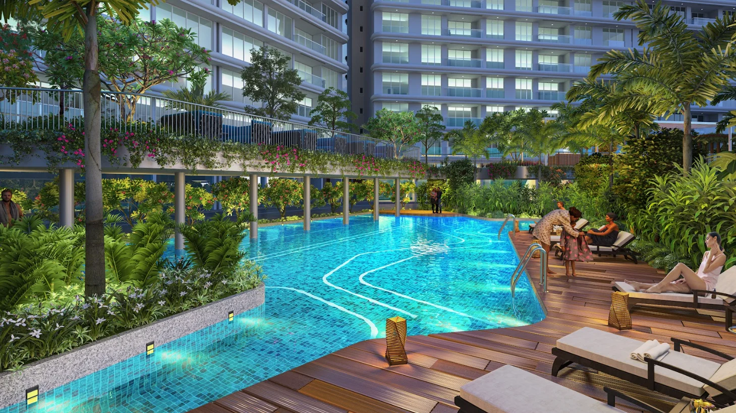 pool view