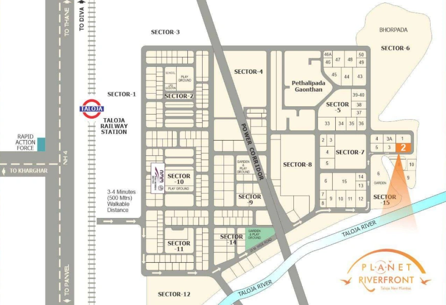 Planet Riverfront Taloja Location