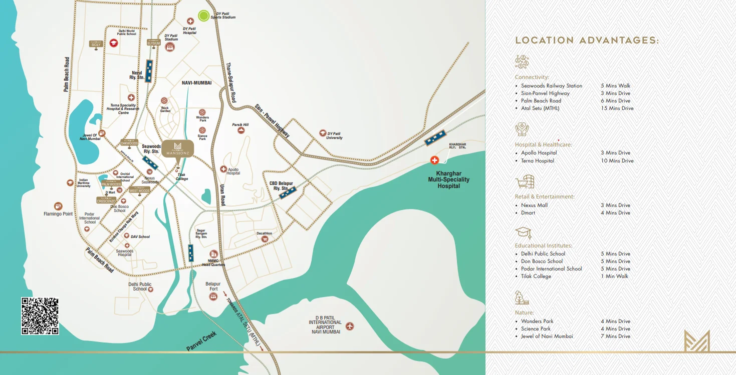 Platinum Mansionz Seawoods Location