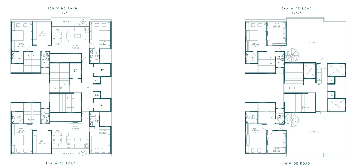 4 bhk floor plan platinum westwoods