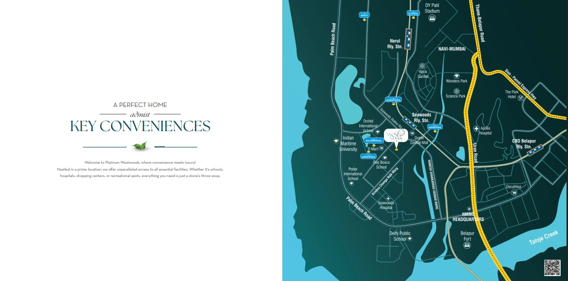 Platinum Westwoods Seawoods Location