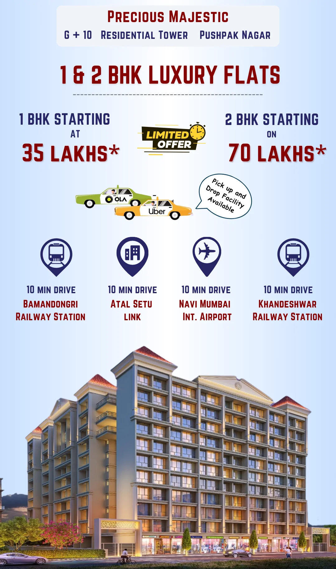 precious majestic pushpak nagar navi mumbai mbl