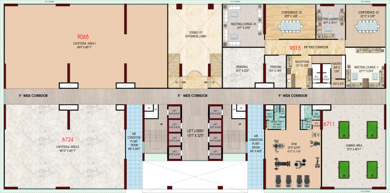 First Floor Plan priyanka avenue