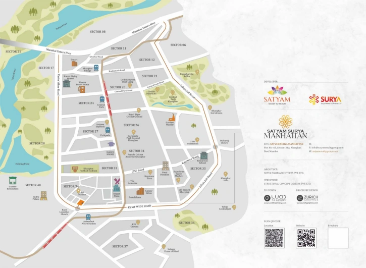 Satyam Surya Manhaitan Kharghar Location