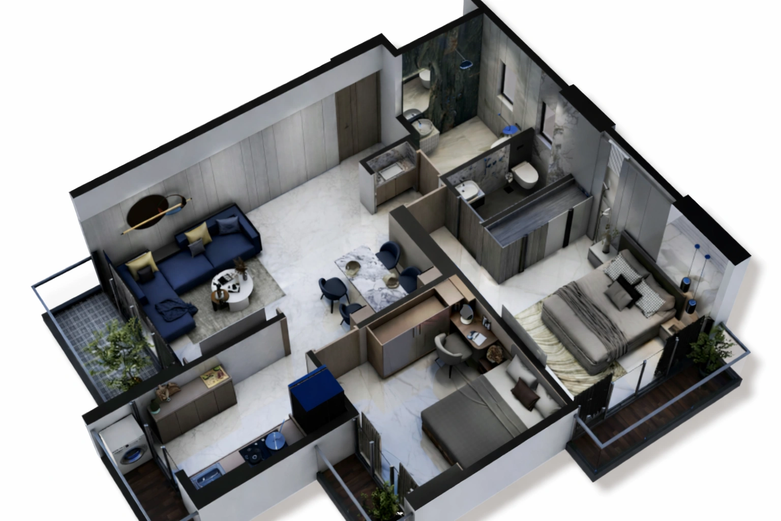 2 bhk floor plan siddhivinayak aarambh