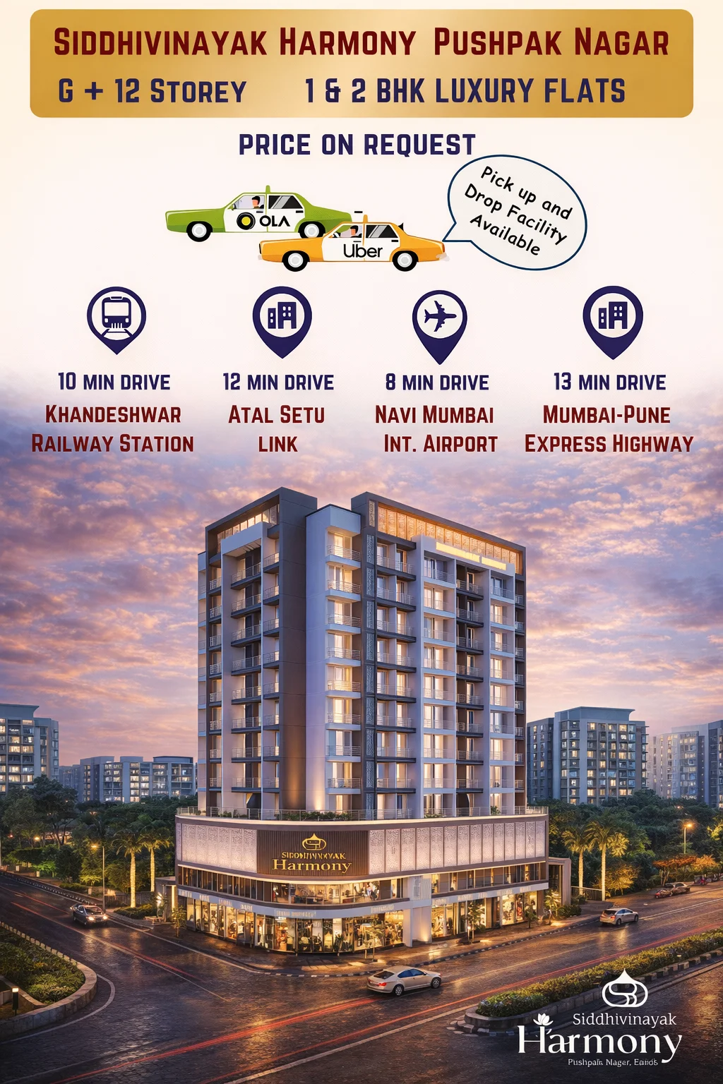 siddhivinayak harmony pushpak nagar navi mumbai mbl