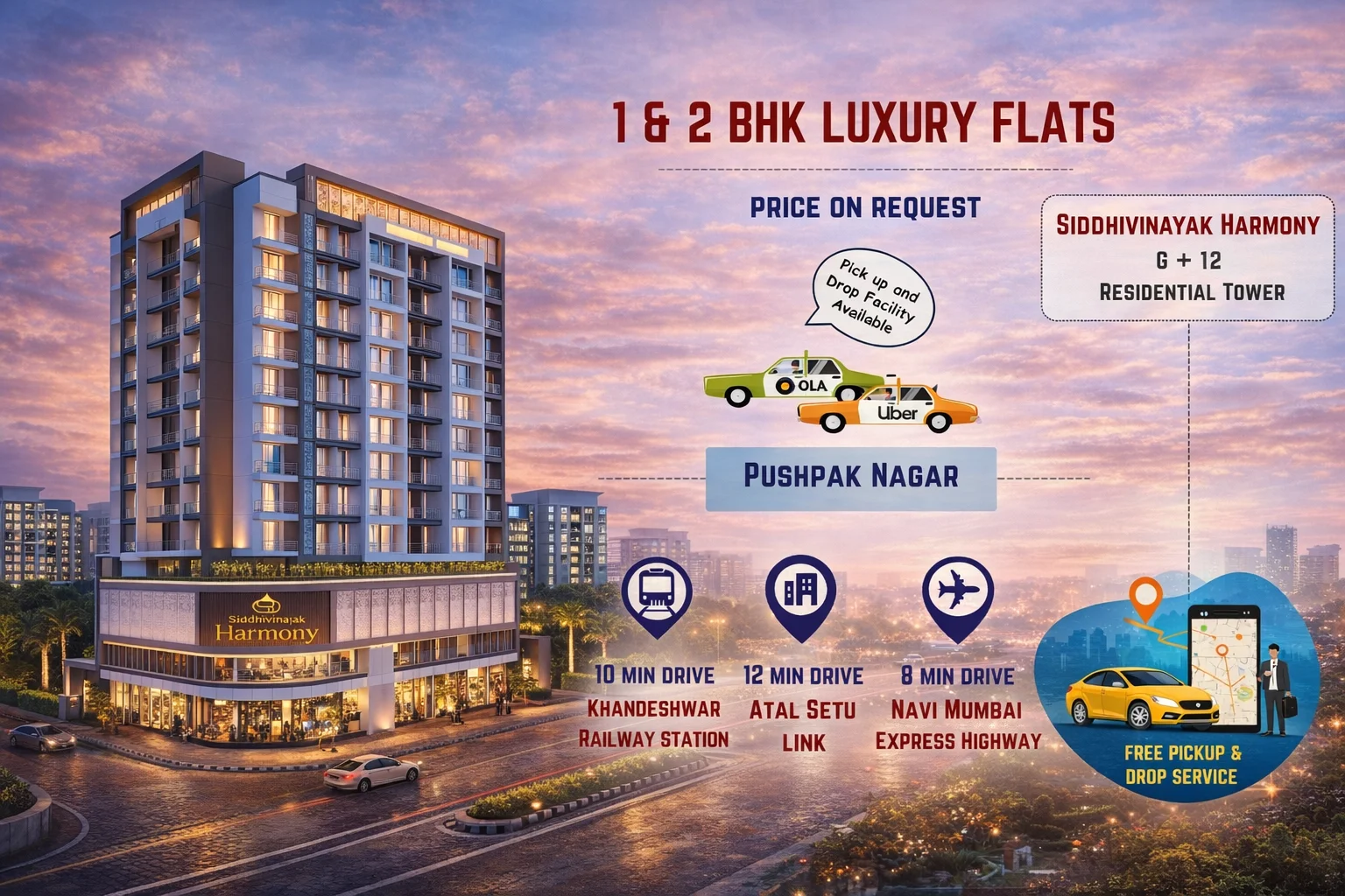 siddhivinayak harmony pushpak nagar navi mumbai pc