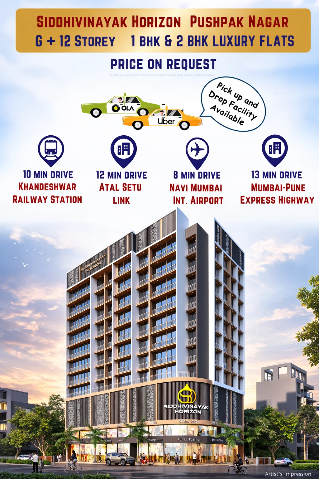 siddhivinayak horizon pushpak nagar navi mumbai mbl