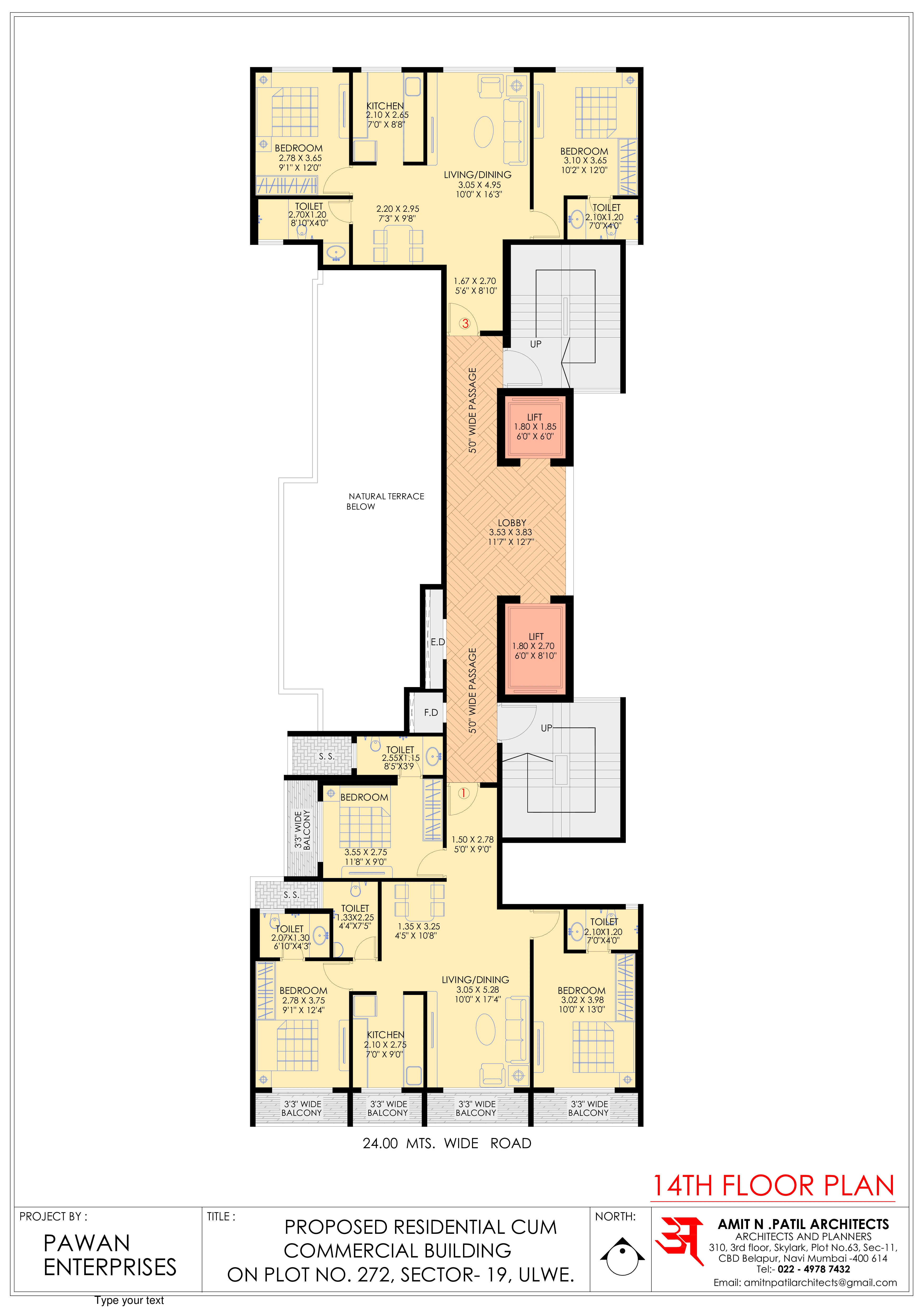 3bhk floor plan stone vista