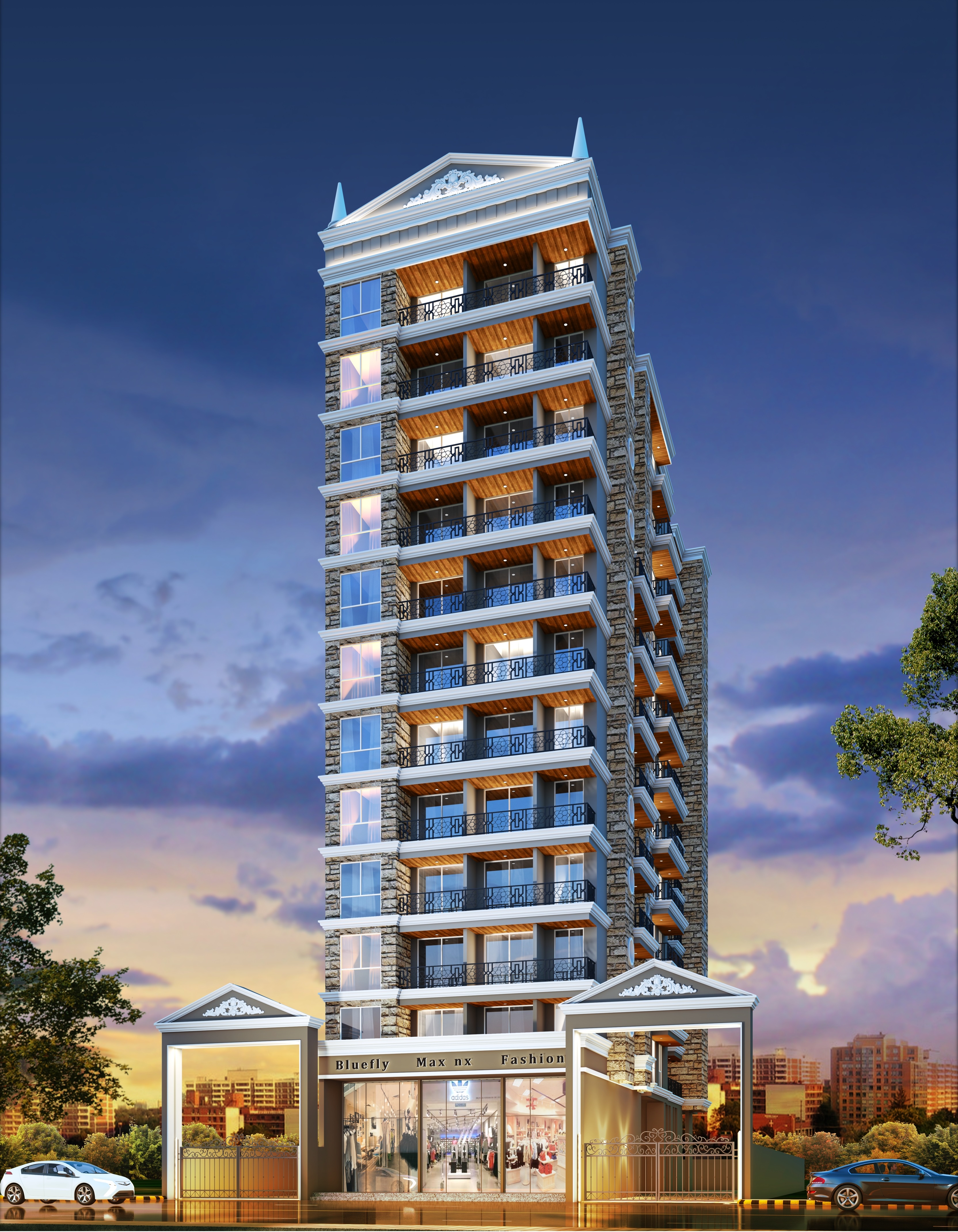 3 BHK Flats in Pushpak Nagar
