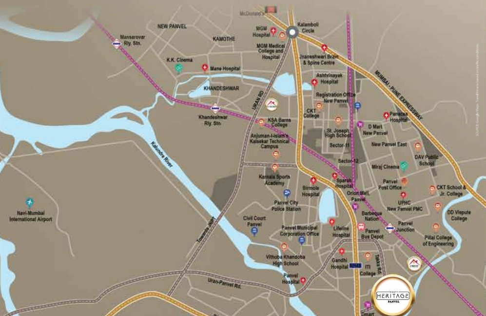 Tricity Heritage Pancel Location